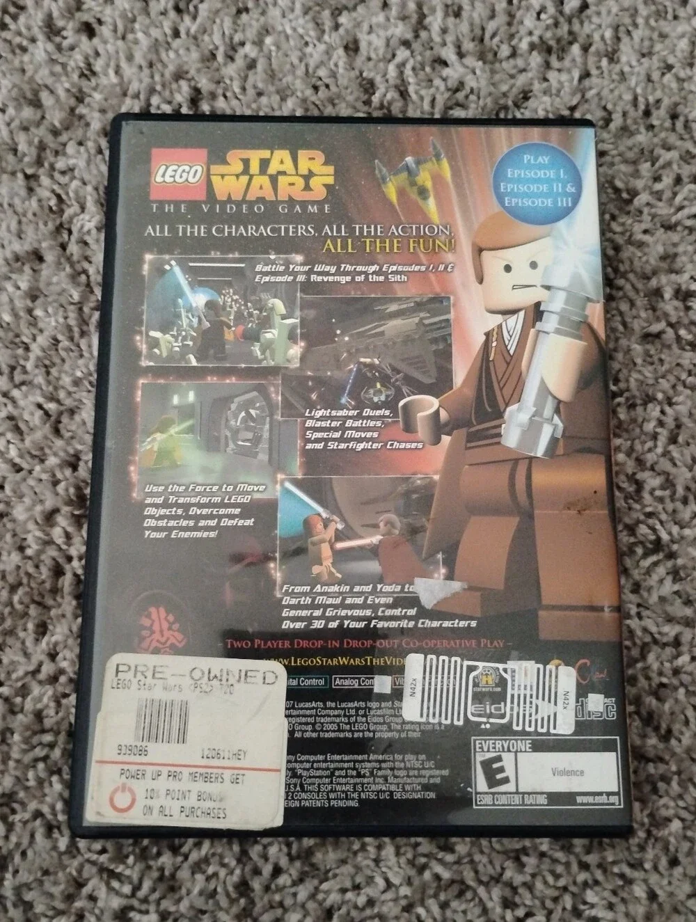 LEGO Star Wars: The Video Game (Sony PlayStation 2, PS2)